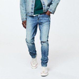 PacSun Ripped Stacked Skinny Jeans Mens